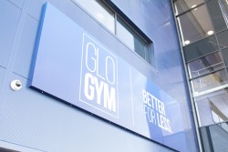 Glo gym external signage