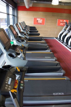 Glo gym Matrix treadmills