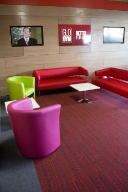 glo gym seating area