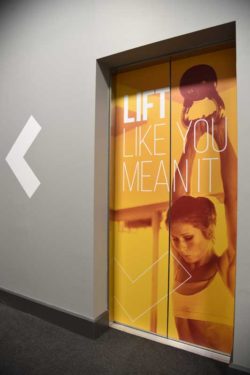 Image of the lift at Glo Gym