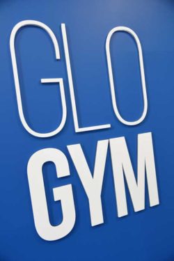 Glo Gym signage