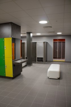 Glo gym changing room