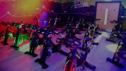 image of the spin class equipment